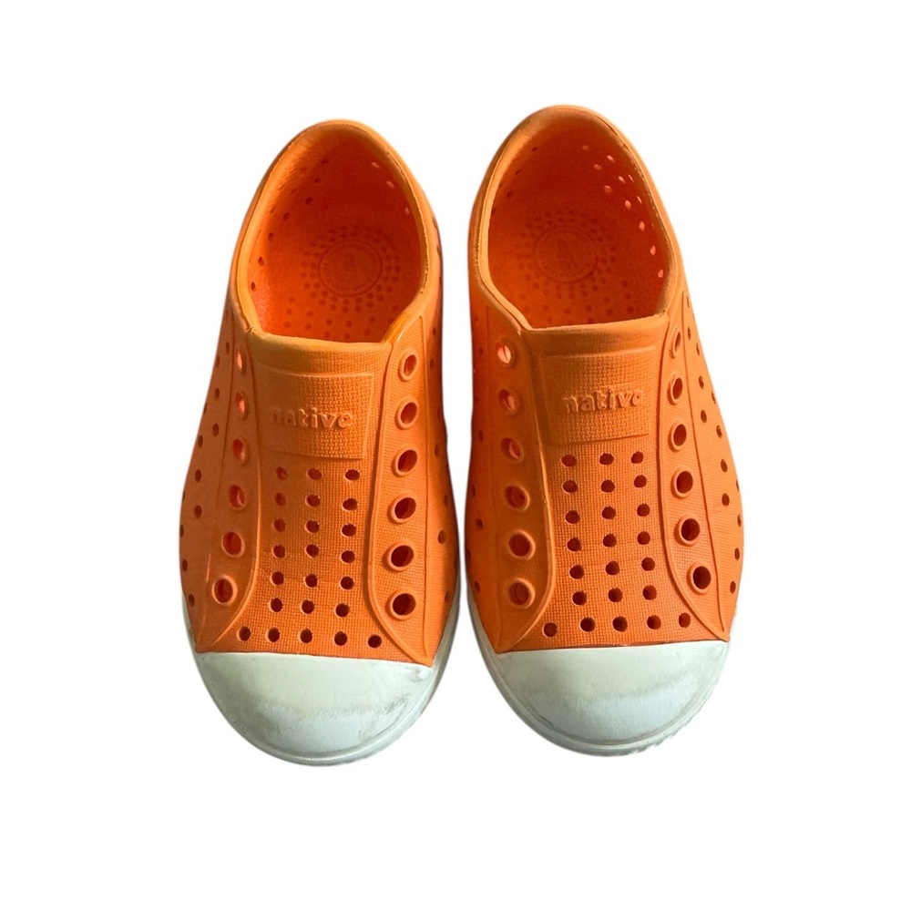 Native Slip on Shoes, toddler size 7 Orange Water Shoes